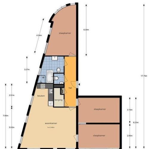 Amsterdam, Arent Janszoon Ernststraat, hoekappartement - foto 1